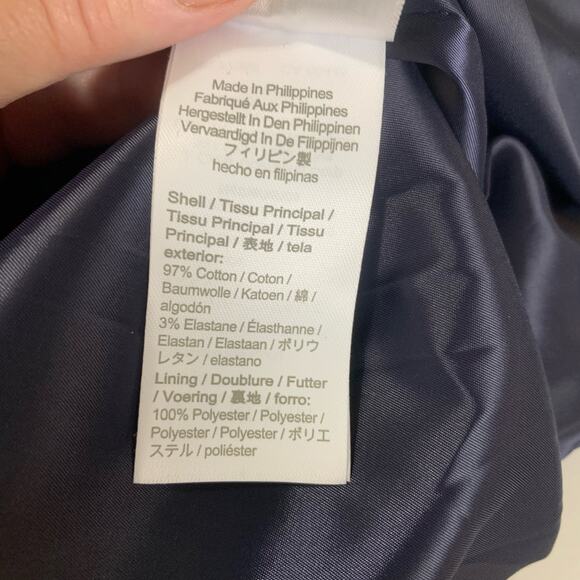 J. Crew Size 10P Petite Velvet Blazer Jacket Navy Blue Single Button Career - Picture 11 of 11